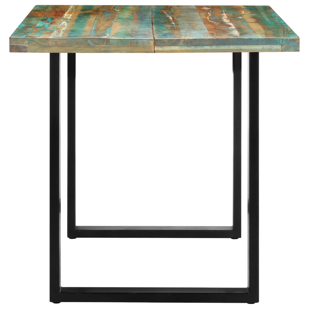 Blagovaonski stol od masivnog obnovljenog drva 160 x 80 x 75 cm