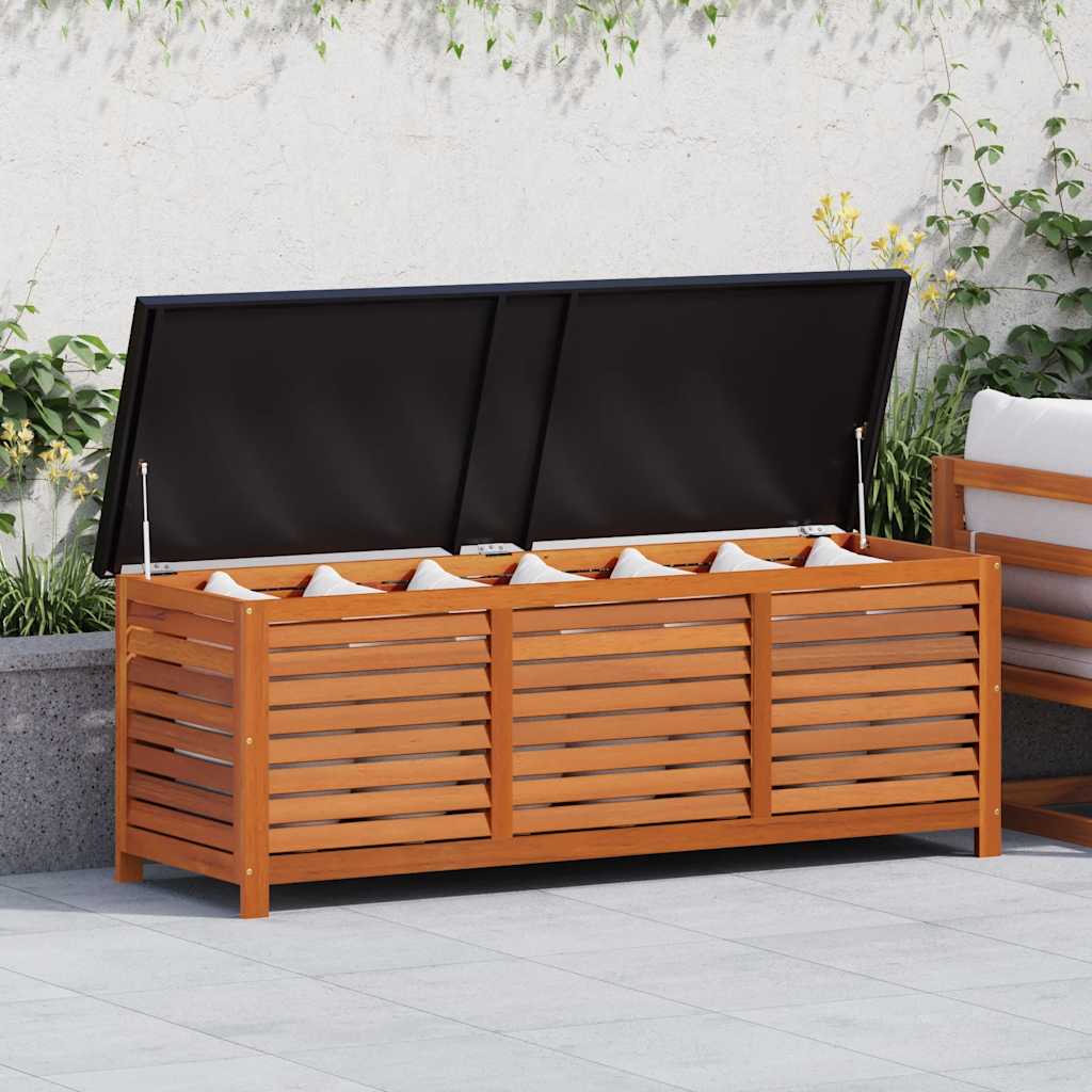 Vrtna kutija za pohranu 150x50x55 cm masivno drvo eukaliptusa