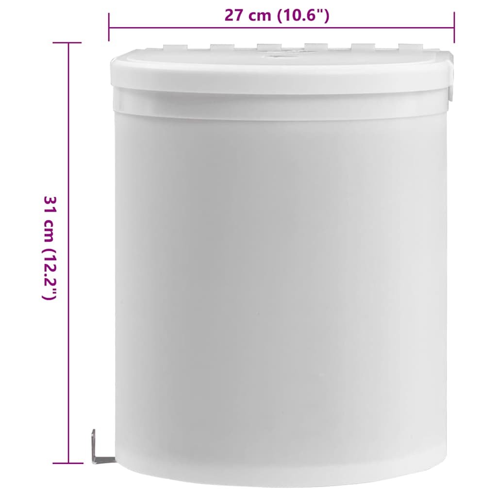 Ugradbena kuhinjska kanta za smeće plastična 12 L
