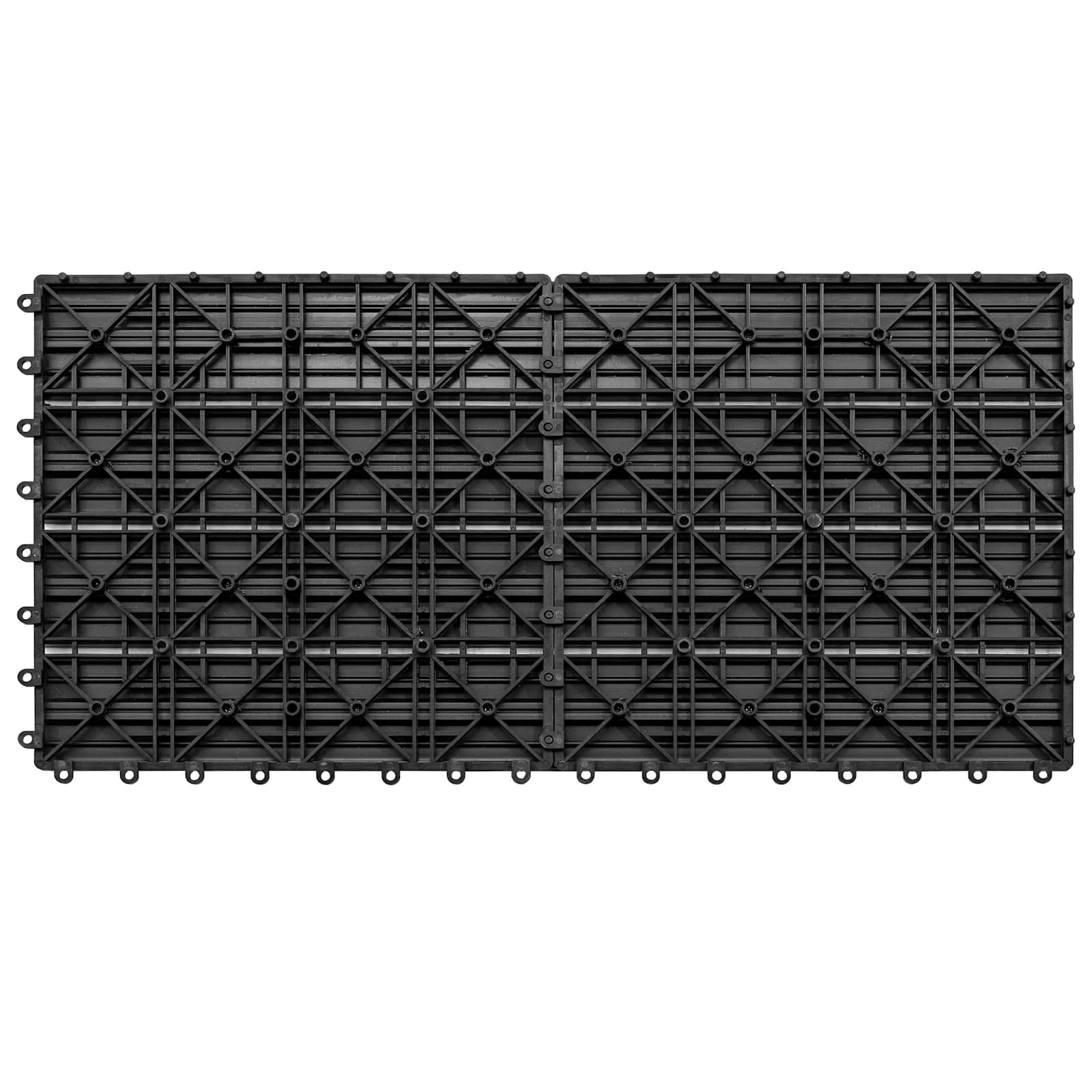 Pločice za decking 6 pcs Sivi 60 x 30 cm Drvoplastična smjesa