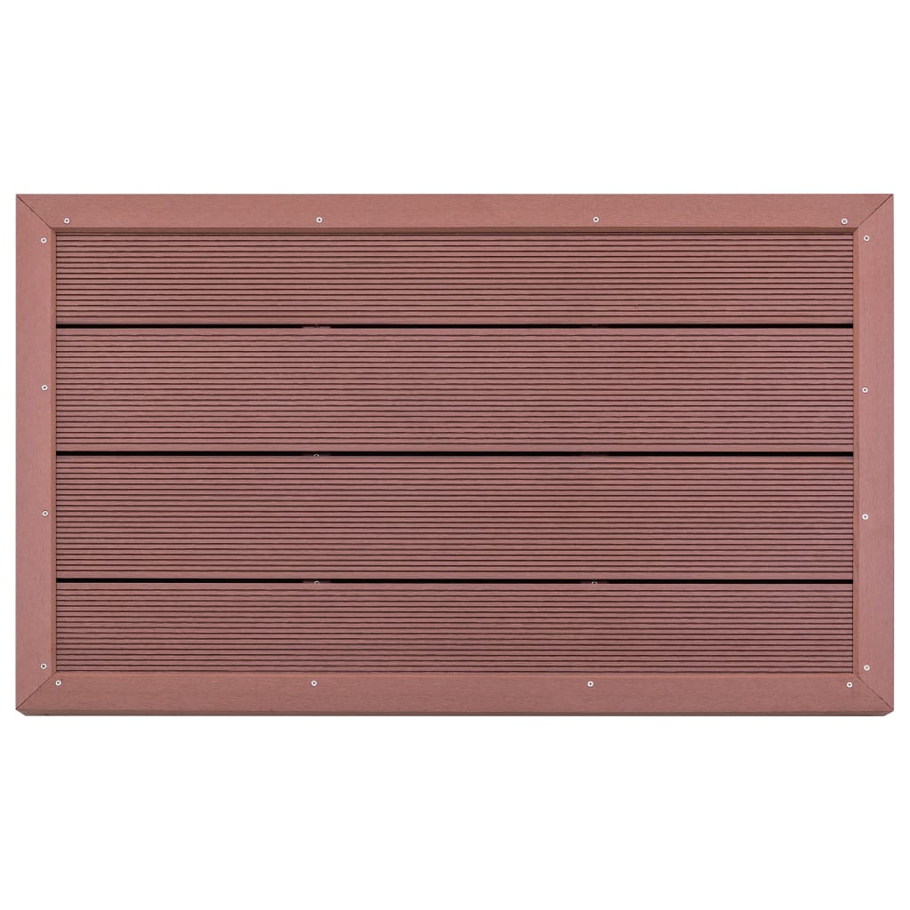 Podni element za solarni tuš smeđi 101 x 63 x 5,5 cm WPC