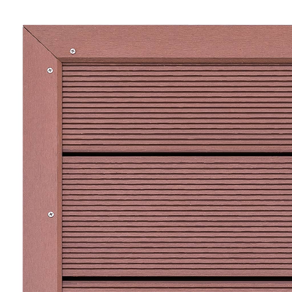 Podni element za solarni tuš smeđi 101 x 63 x 5,5 cm WPC