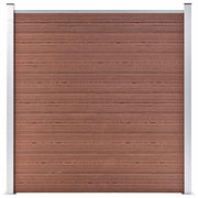 Vrtna ograda WPC 180 x 186 cm smeđa