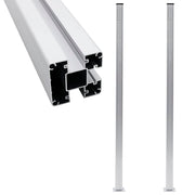 Stupovi za ogradu 2 kom aluminijski 185 cm