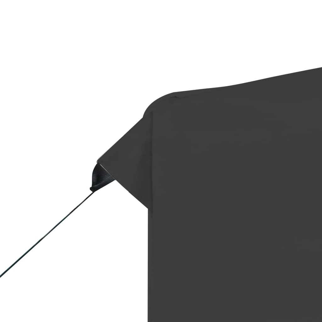 Sklopivi šator za zabave sa zidovima aluminijski 2x2 m antracit