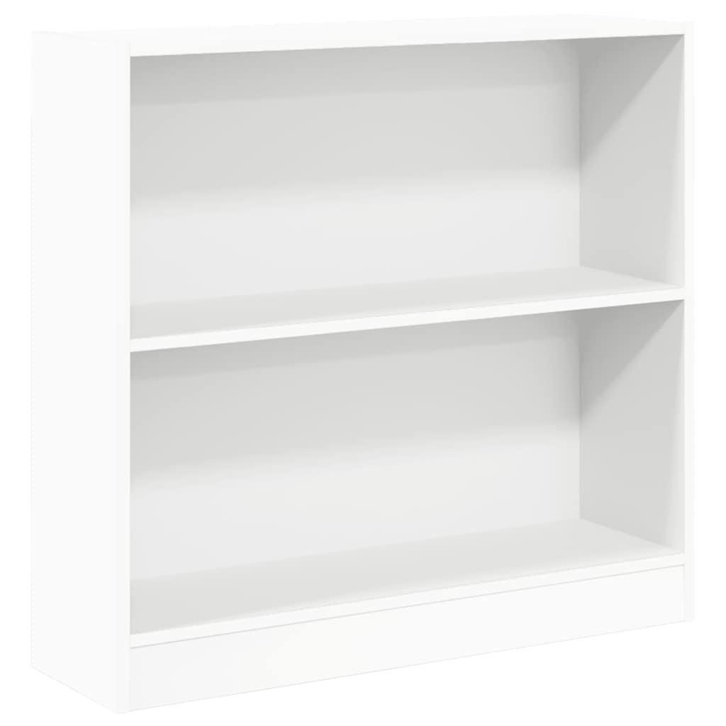 Polica za knjige bijela 80x24x75 cm izrađeno drvo