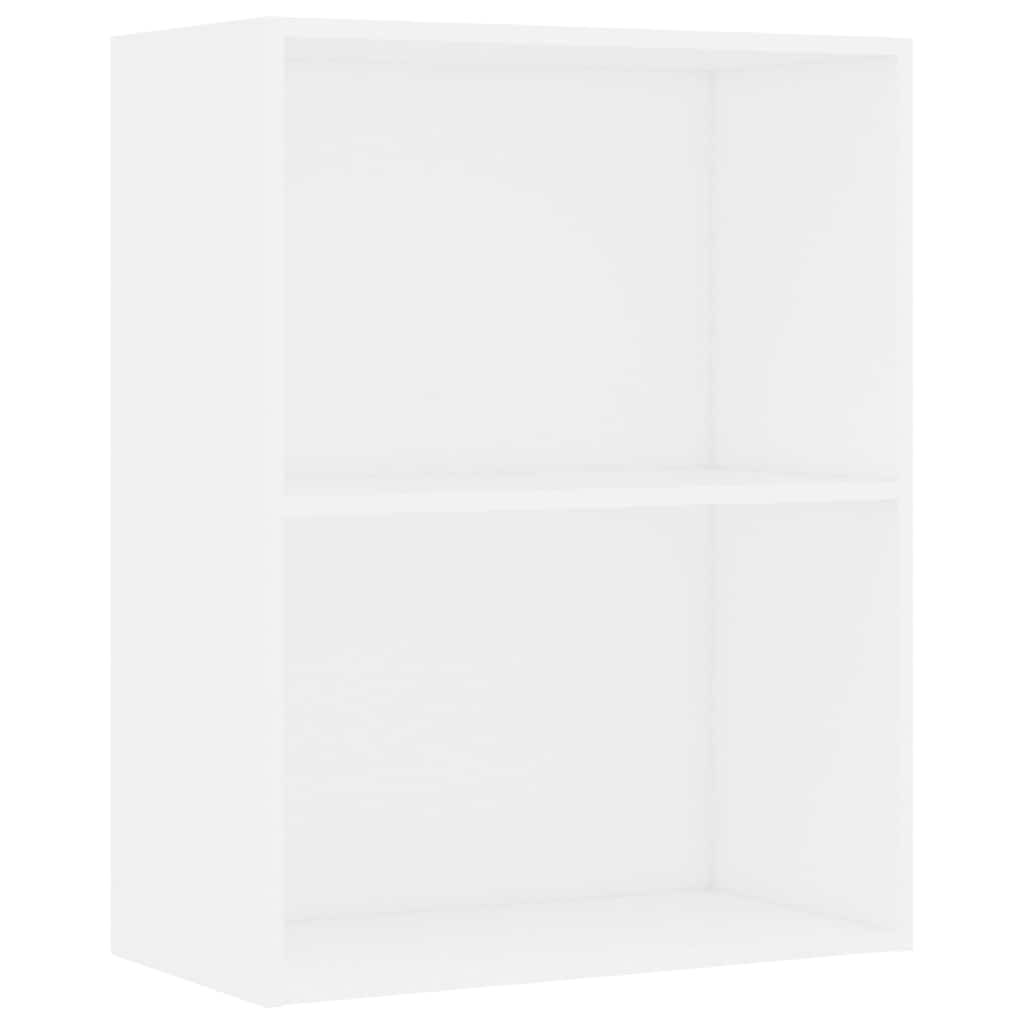 Polica za knjige bijela 60x30x76,5 cm izrađeno drvo