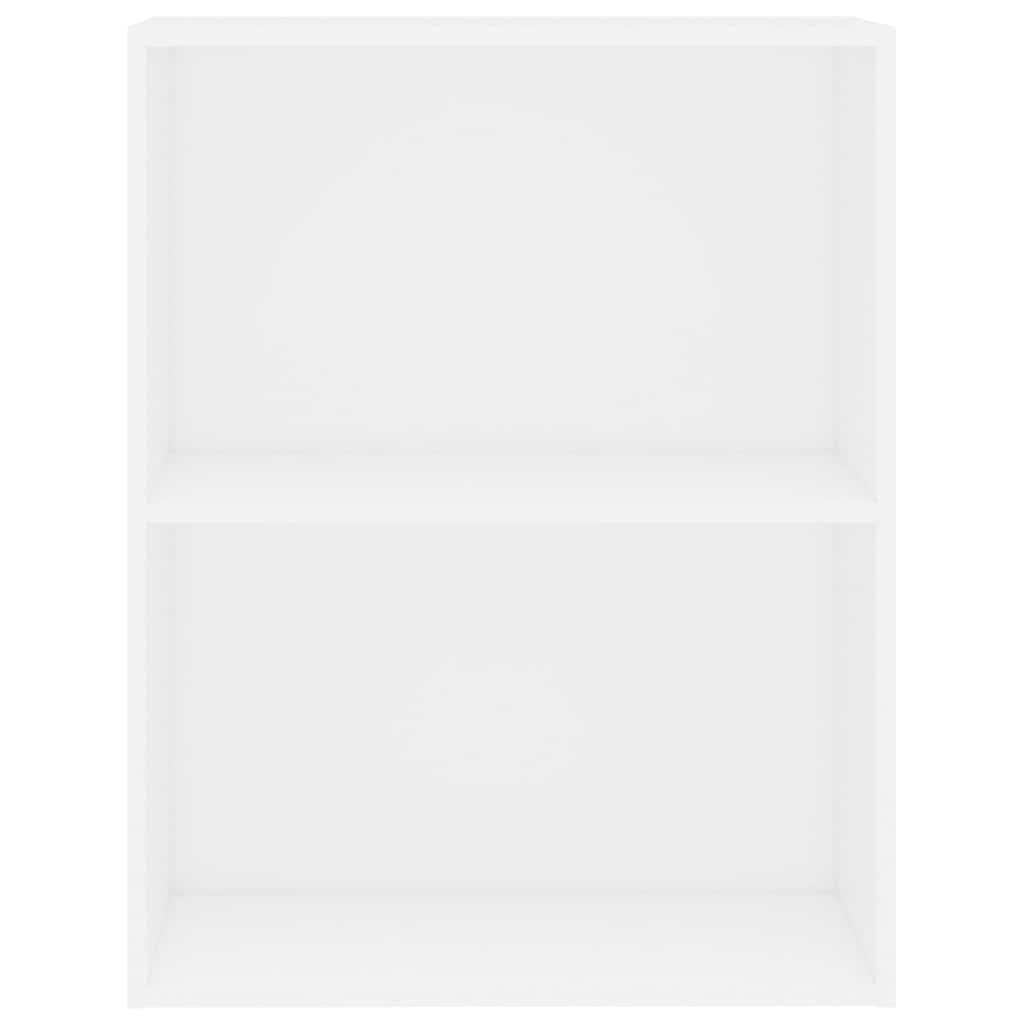Polica za knjige bijela 60x30x76,5 cm izrađeno drvo