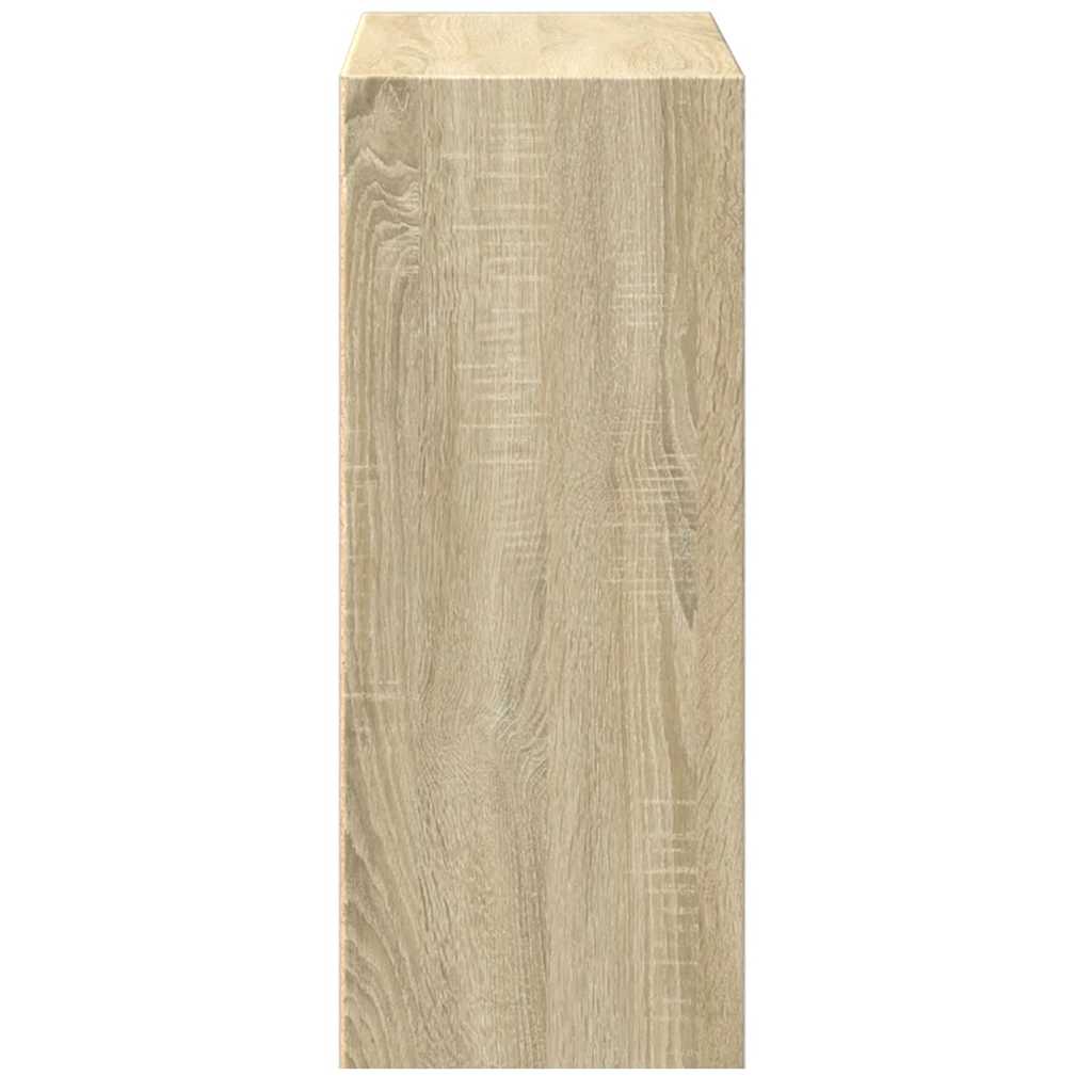 Ormarić za knjige s 2 razine boja hrasta 60x30x76,5 cm drveni
