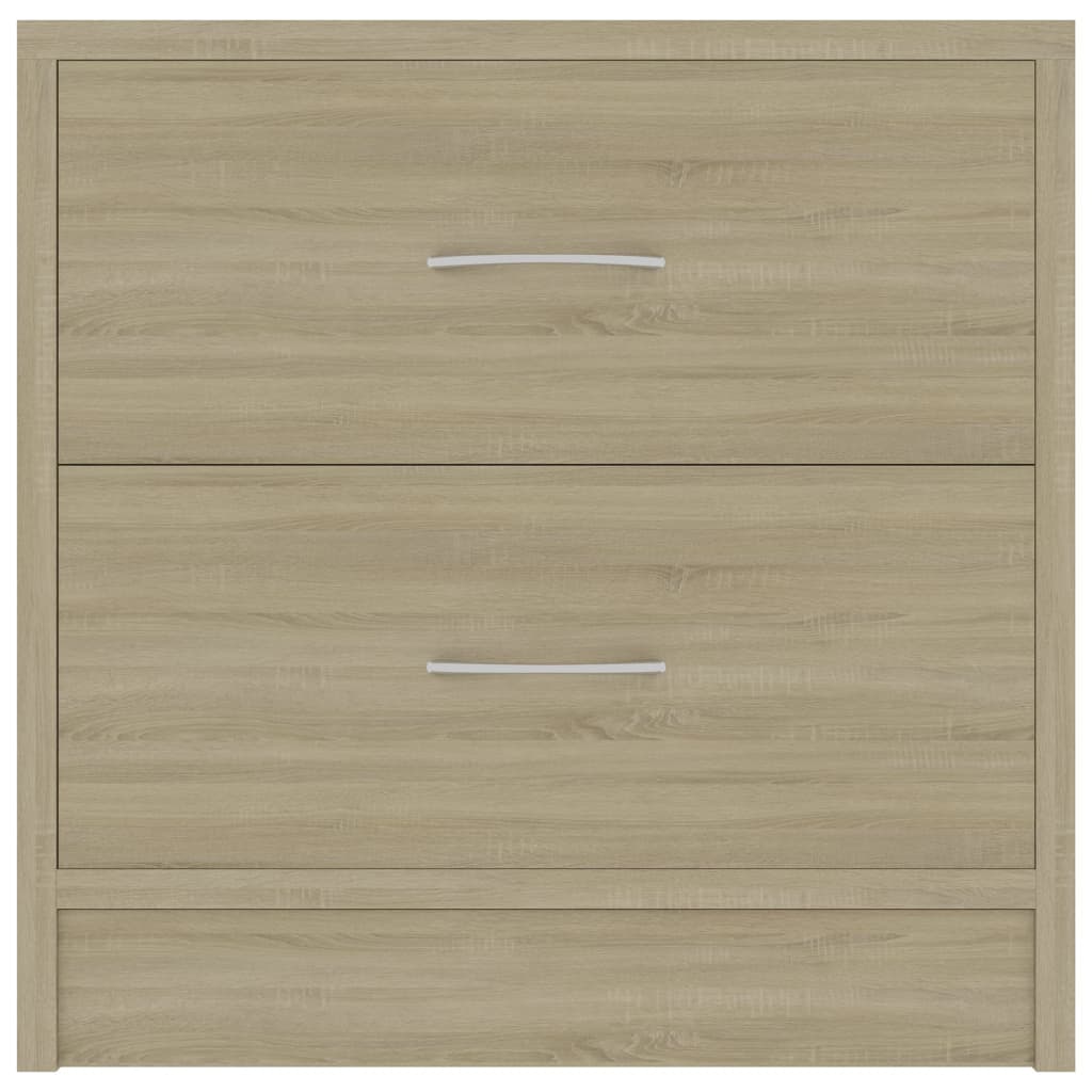 Noćni ormarići 2 kom boja hrasta 40x30x40 cm konstruirano drvo