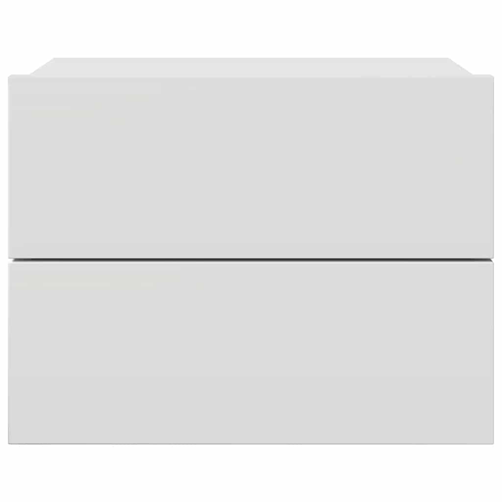 Noćni ormarić bijeli 40 x 30 x 30 cm od konstruiranog drva