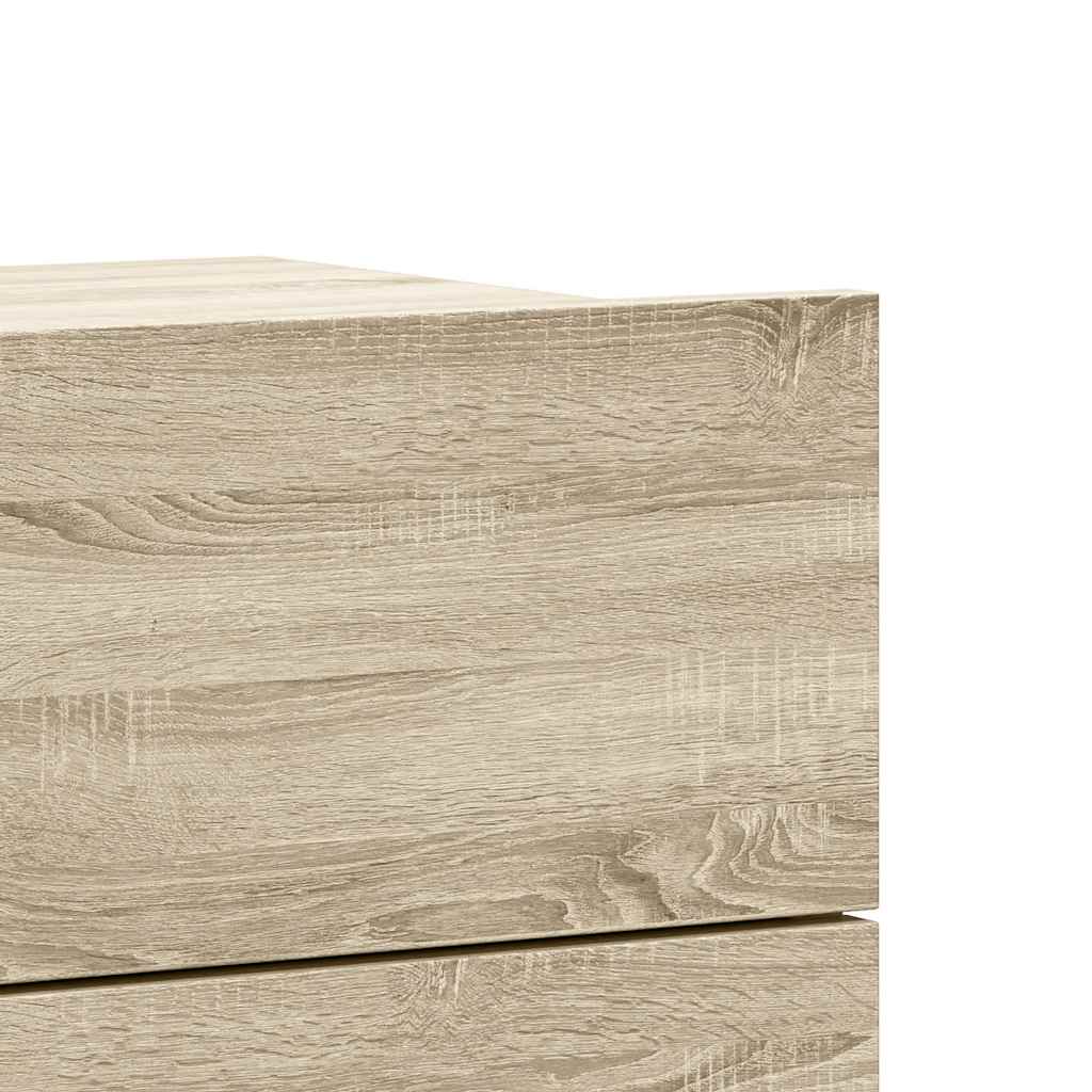 Noćni ormarić boja hrasta 40 x 30 x 30 cm konstruirano drvo