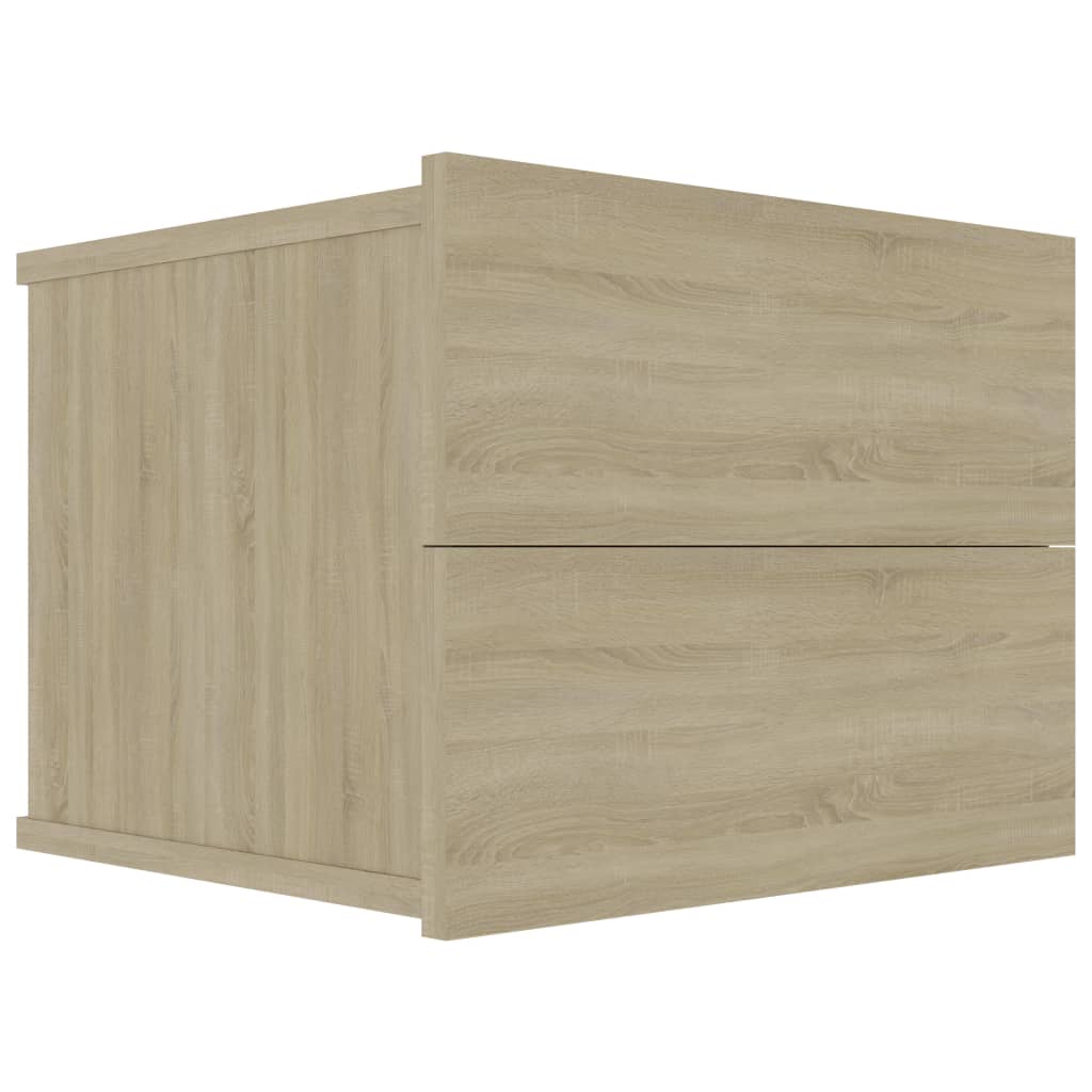 Noćni ormarići 2 kom boja hrasta 40x30x30 cm konstruirano drvo