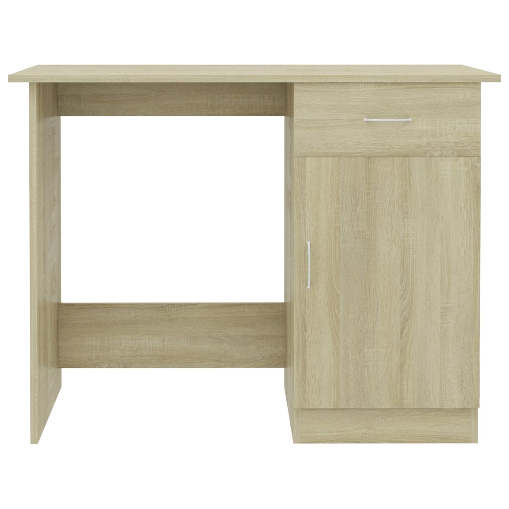 Radni stol boja hrasta sonome 100x50x76 cm konstruirano drvo