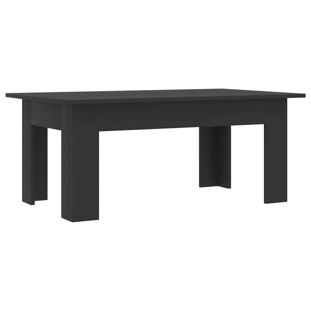 Stolić za kavu crni 100 x 60 x 42 cm od konstruiranog drva