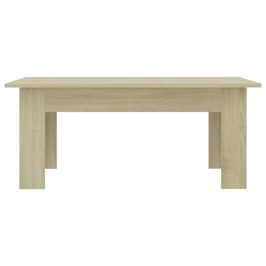 Stolić za kavu boja hrasta 100 x 60 x 42 cm konstruirano drvo