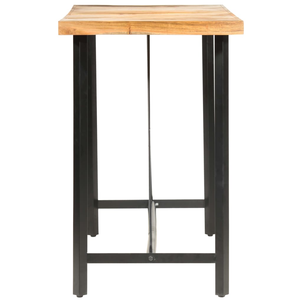 Barski stol 180 x 70 x 107 cm masivno bagremovo drvo