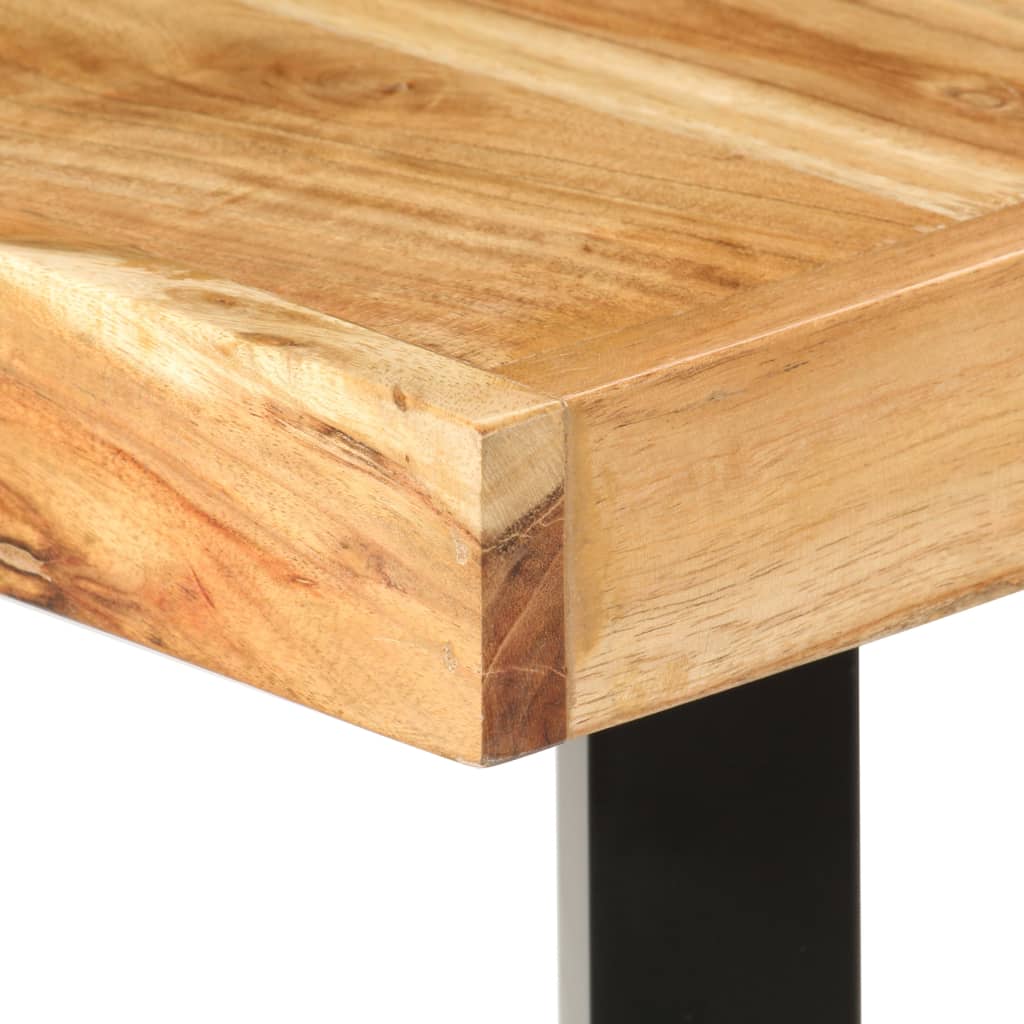 Barski stol 180 x 70 x 107 cm masivno bagremovo drvo