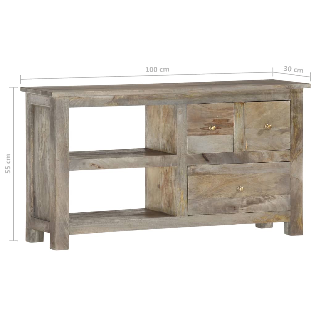TV ormarić 100x30x55 cm puno drvo manga
