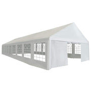 Šator za zabave Bijela 1600 x 600 x 370 cm Polietilen i metal