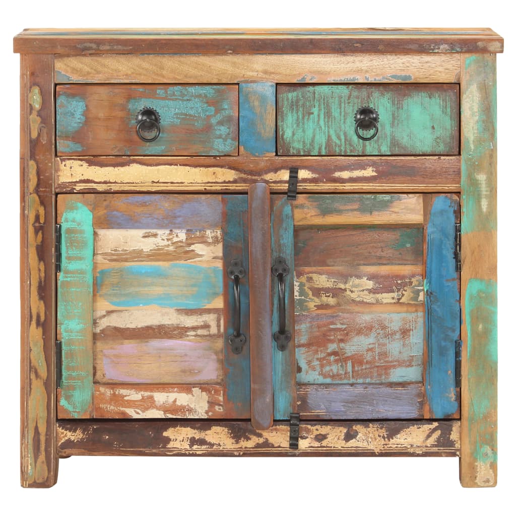 Komoda od masivnog obnovljenog drva 70 x 35 x 65 cm