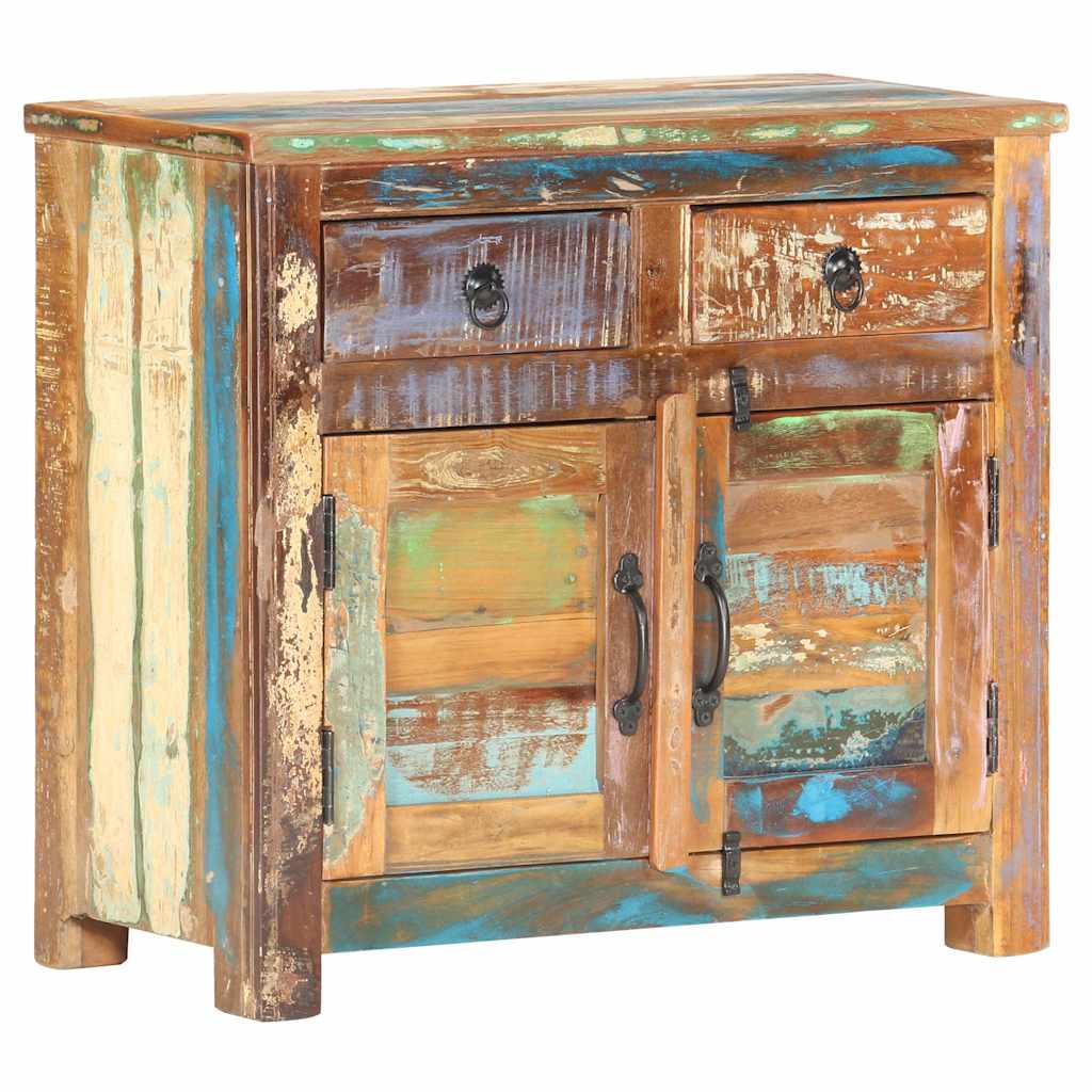 Komoda od masivnog obnovljenog drva 70 x 35 x 65 cm