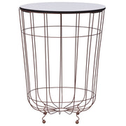 287664  Coffee Table Gold Ø 40 cm