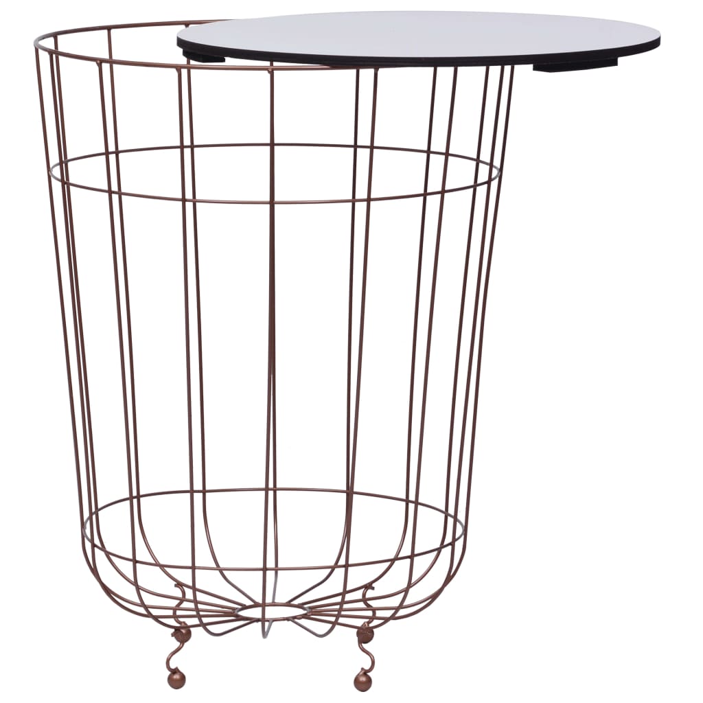 287664  Coffee Table Gold Ø 40 cm