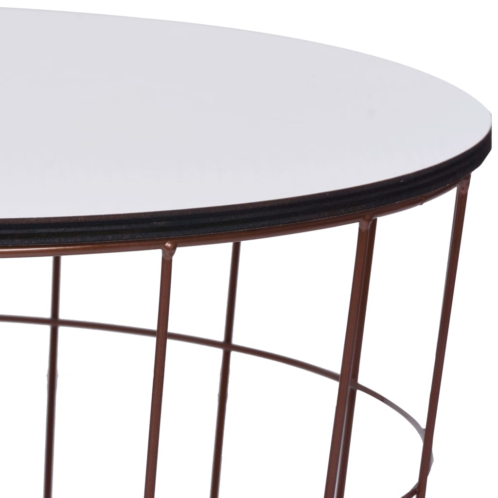 287664  Coffee Table Gold Ø 40 cm
