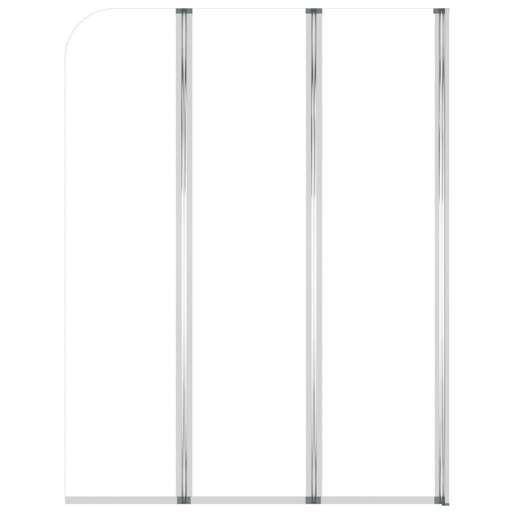 Tuš-kabine od kaljenog stakla 2 kom 104 x 130 cm prozirne