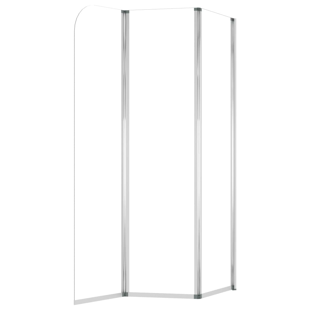 Tuš-kabine od kaljenog stakla 2 kom 104 x 130 cm prozirne