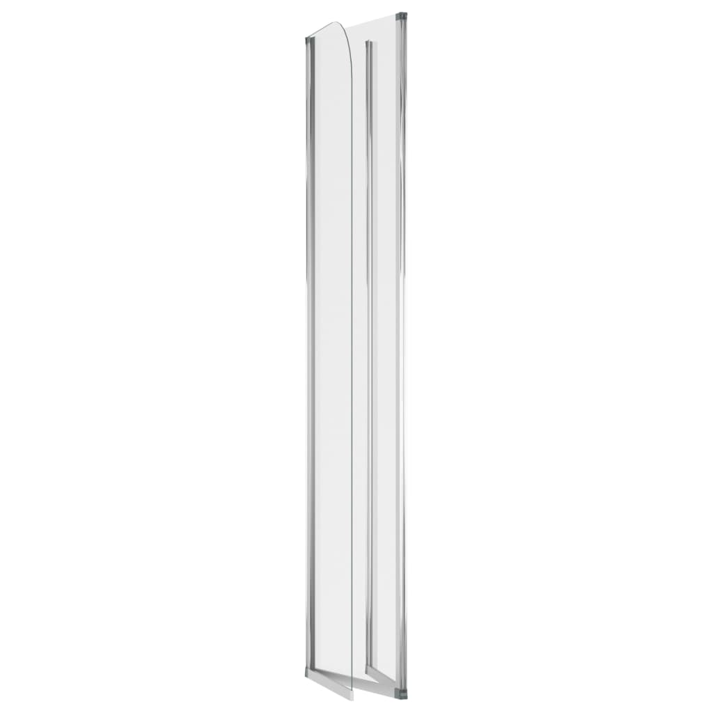 Tuš-kabine od kaljenog stakla 2 kom 104 x 130 cm prozirne