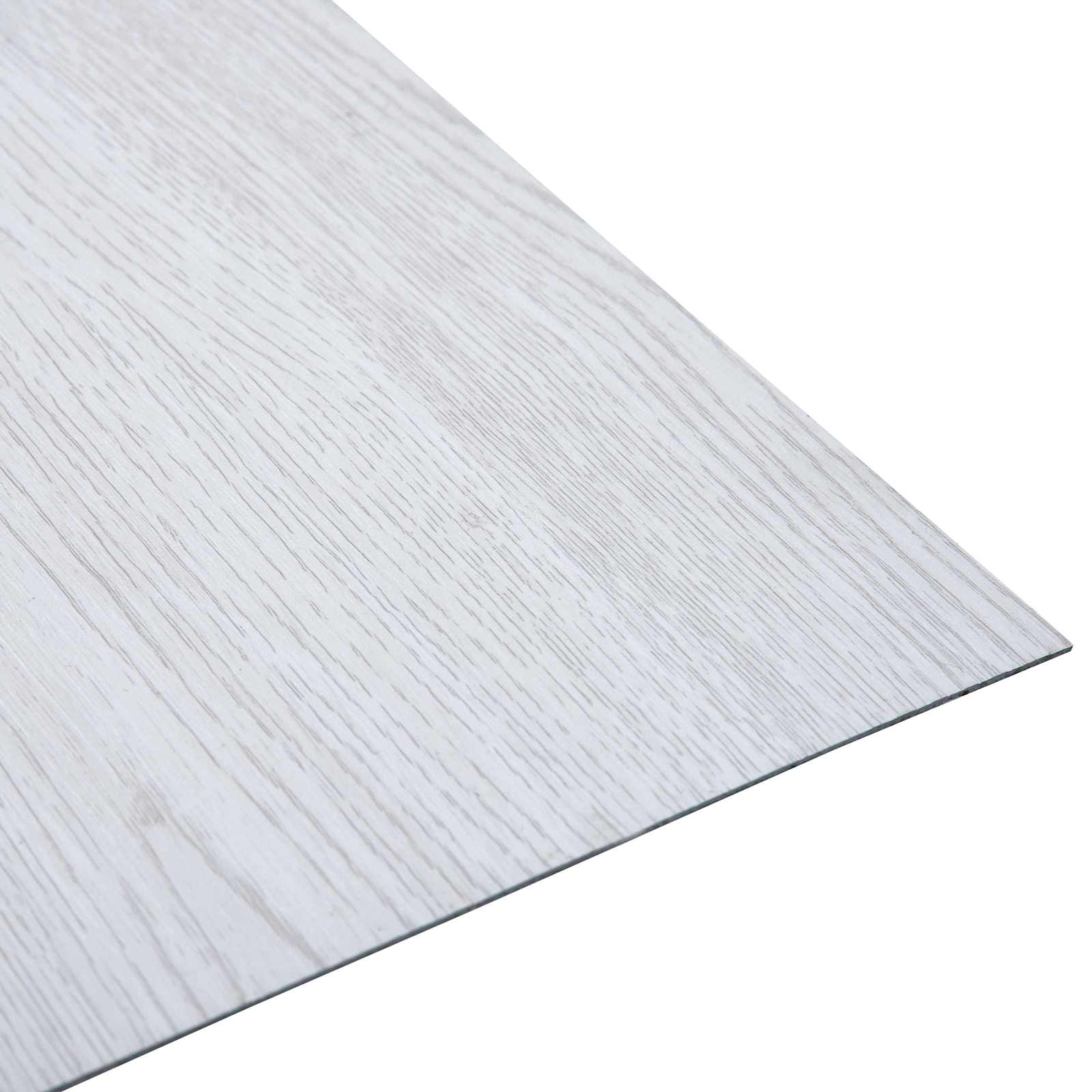 Podne daske 5,11 m² 55 pcs PVC Bijeli drvo