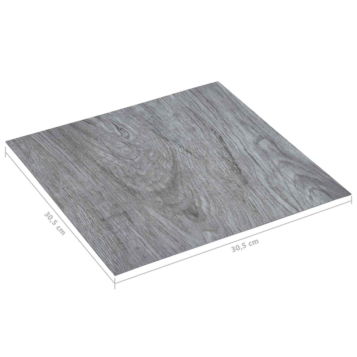 Podne daske 55 pcs Svijetlo siva 5,11 m² PVC