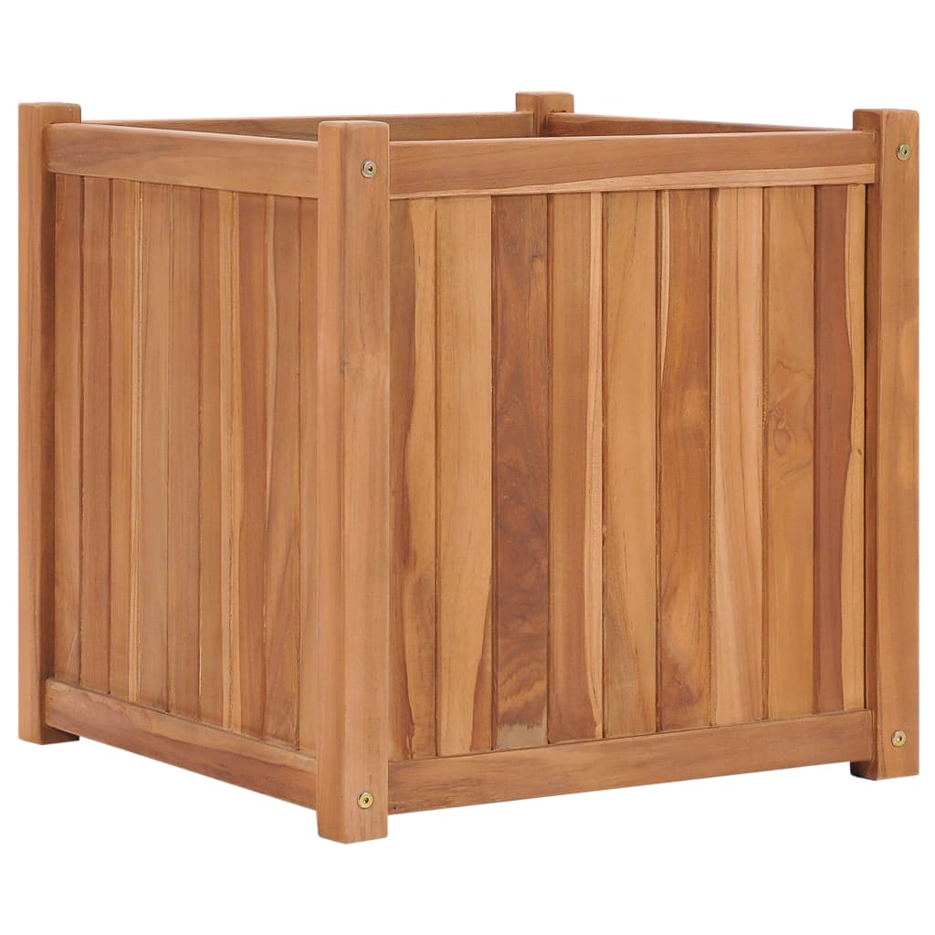 Povišena gredica 50 x 50 x 50 cm od masivne tikovine
