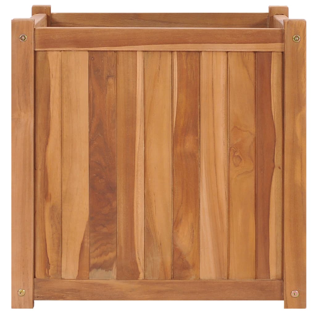 Povišena gredica 50 x 50 x 50 cm od masivne tikovine