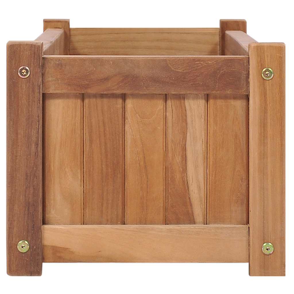 Povišena gredica 100 x 30 x 25 cm od masivne tikovine