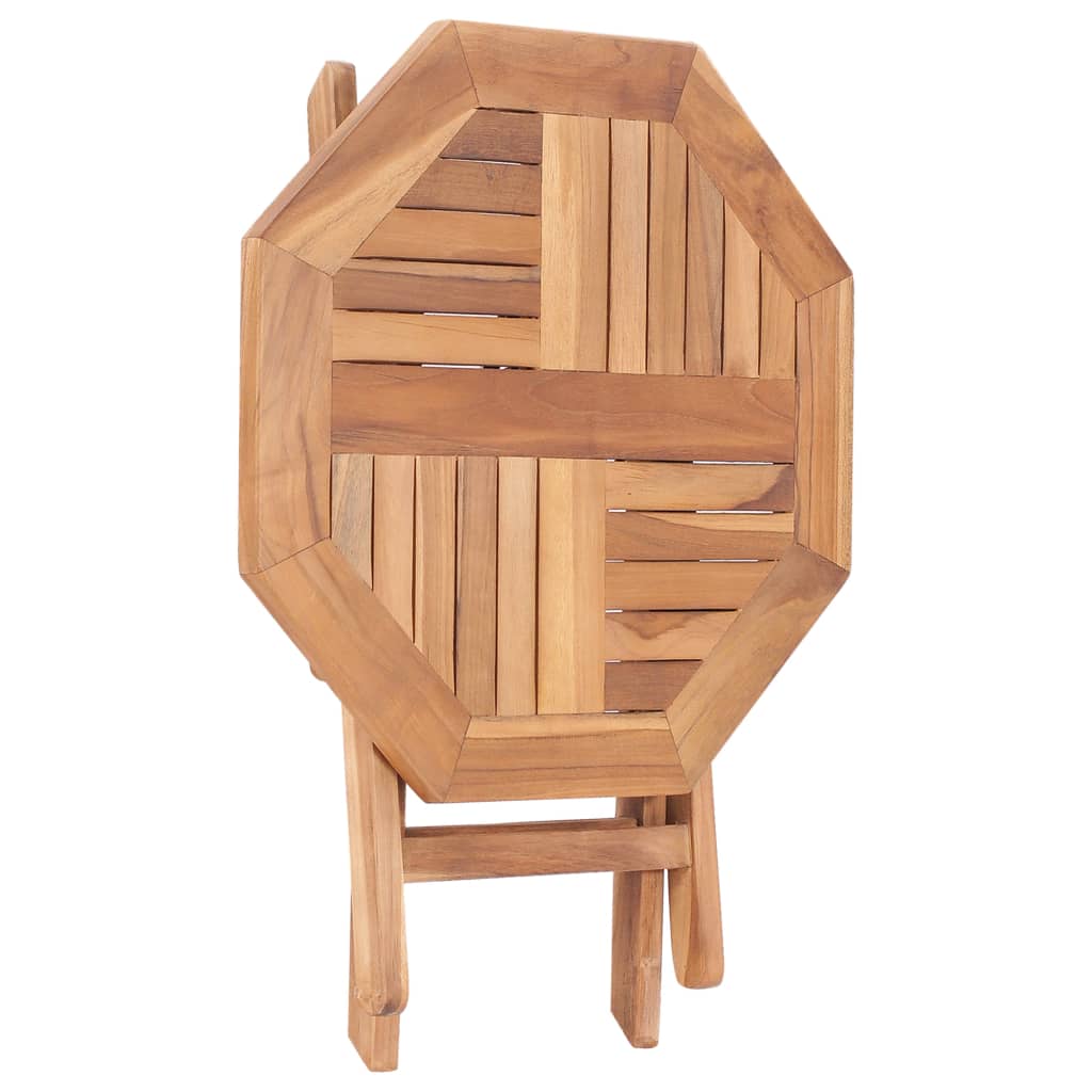 Sklopivi vrtni stol od masivne tikovine 45 x 45 x 45 cm