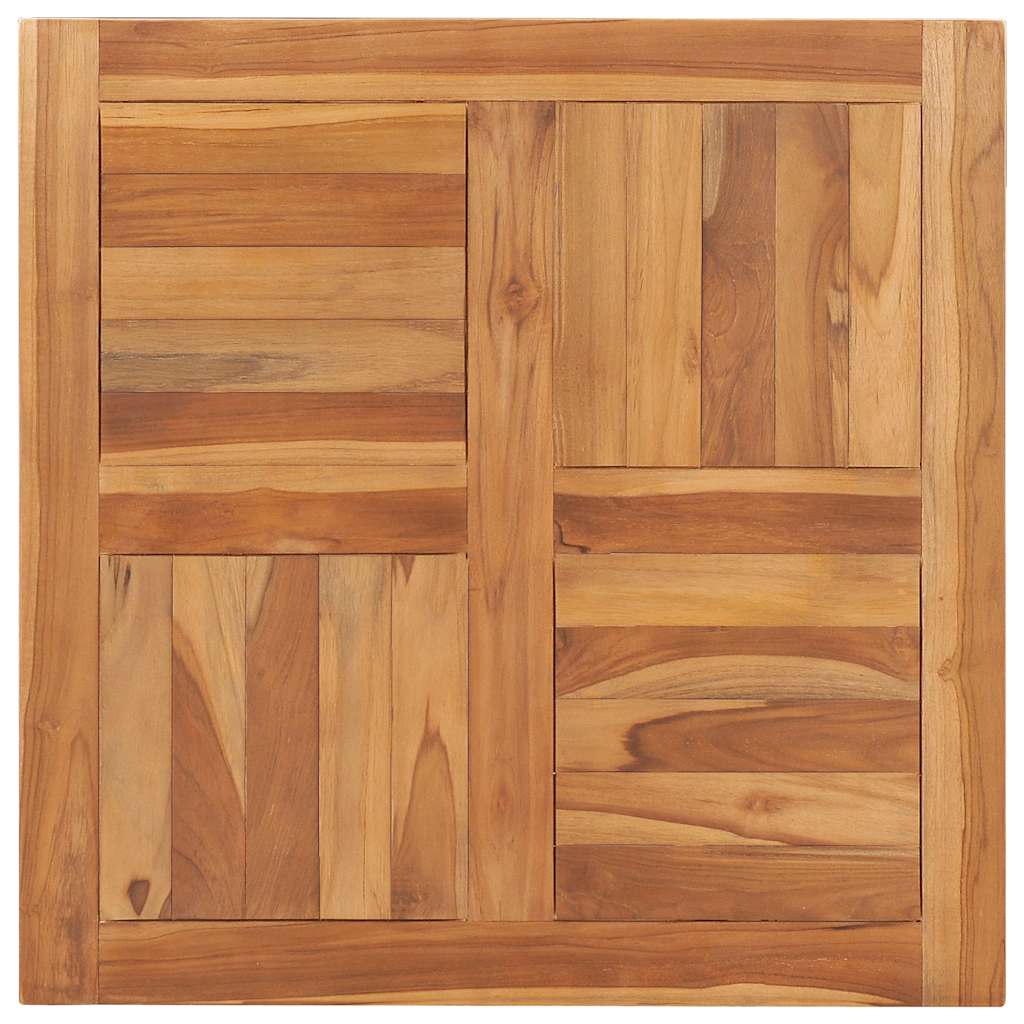 Stolna ploča od masivne tikovine 70 x 70 x 2,5 cm