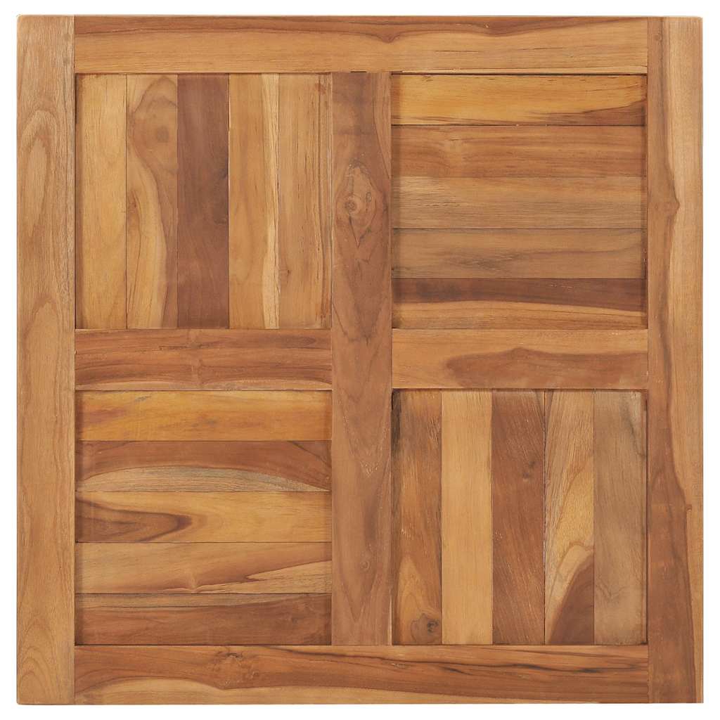 Stolna ploča od masivne tikovine 70 x 70 x 2,5 cm