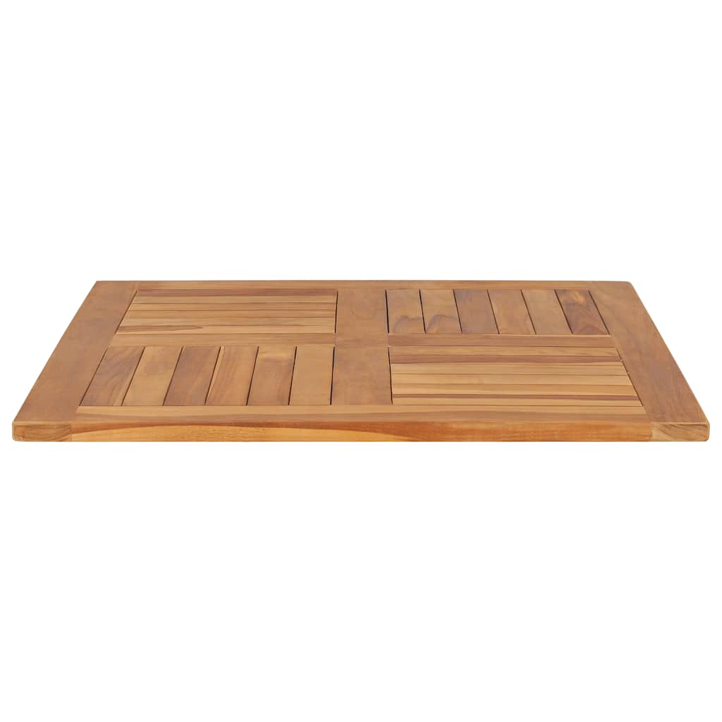 Stolna ploča od masivne tikovine četvrtasta 80 x 80 x 2,5 cm