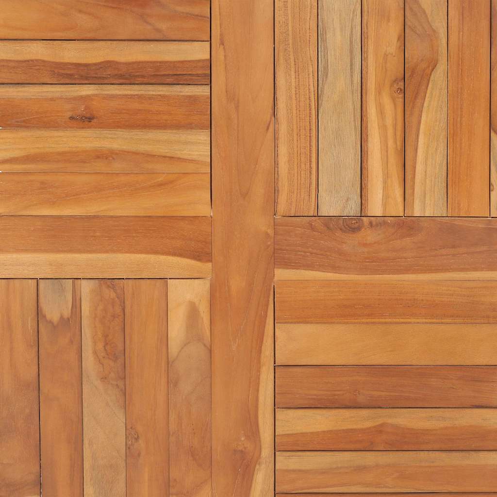 Stolna ploča od masivne tikovine četvrtasta 90 x 90 x 2,5 cm