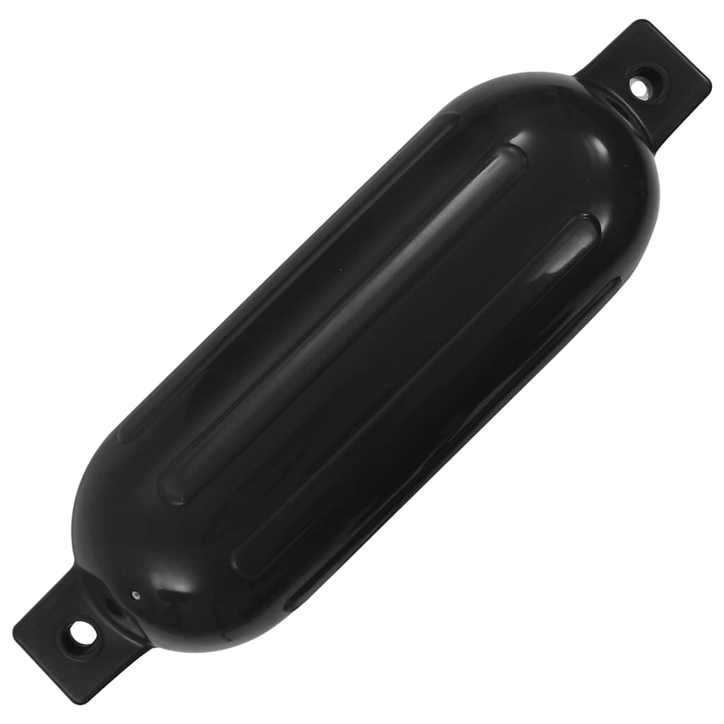 Bokobrani za brod 4 kom crni 51 x 14 cm PVC