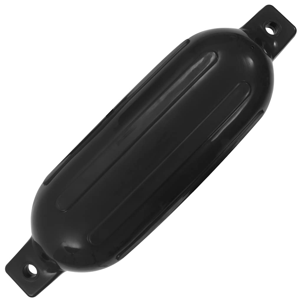 Bokobrani za brod 4 kom crni 58,5 x 16,5 cm PVC
