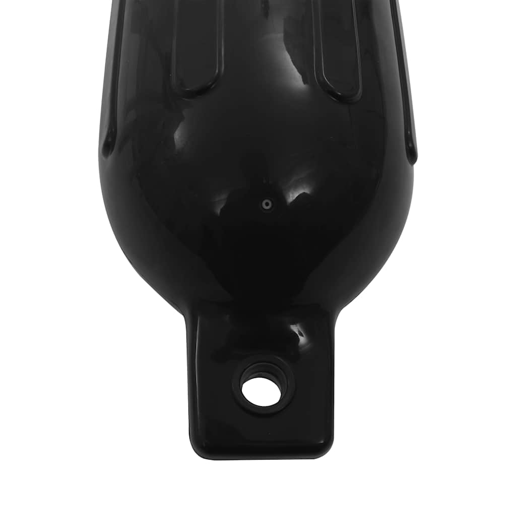 Bokobrani za brod 4 kom crni 58,5 x 16,5 cm PVC