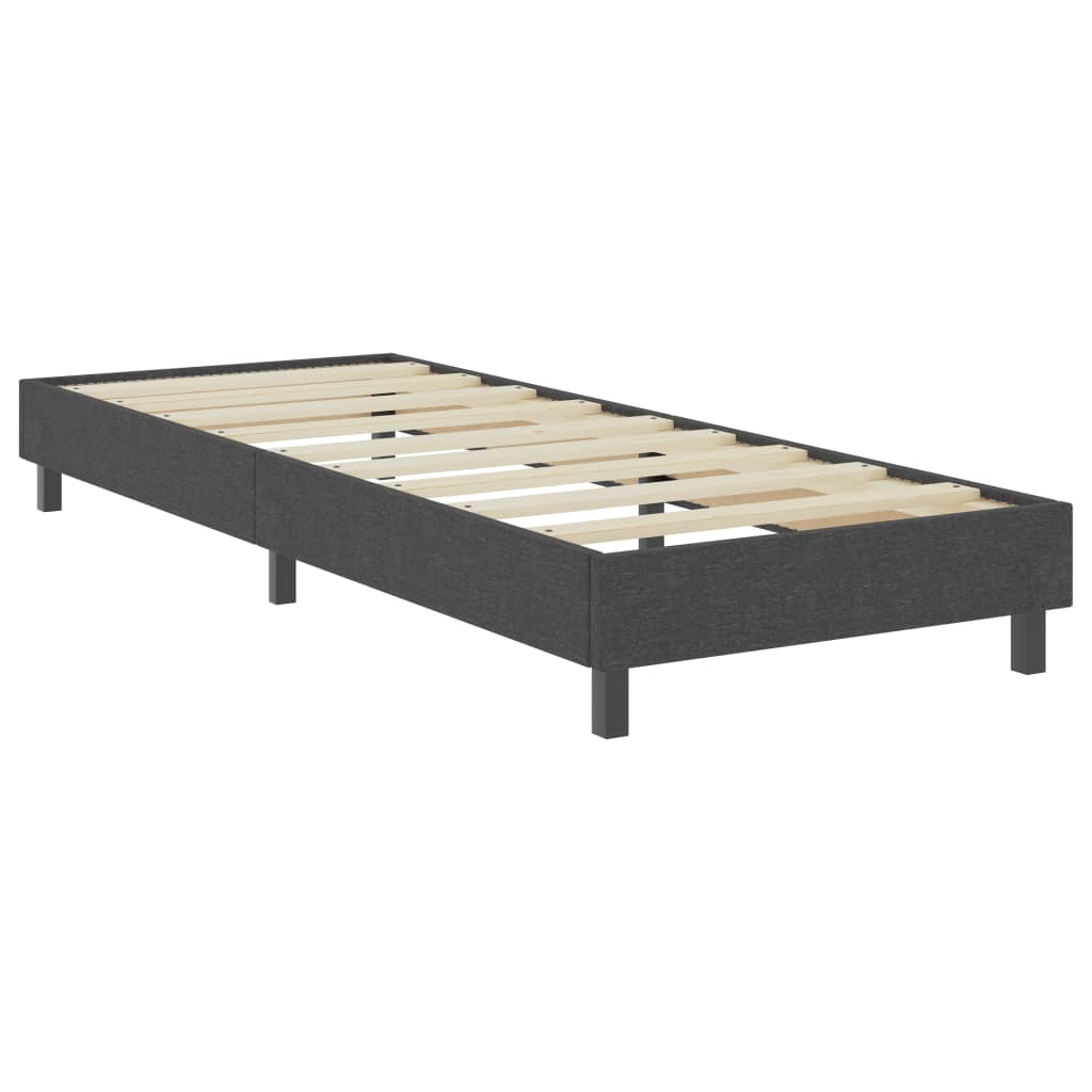 Box spring okvir za krevet od tkanine sivi 100 x 200 cm