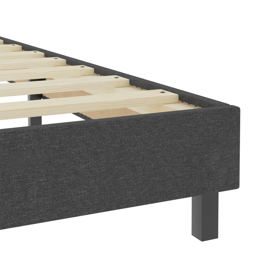 Box spring okvir za krevet od tkanine sivi 100 x 200 cm