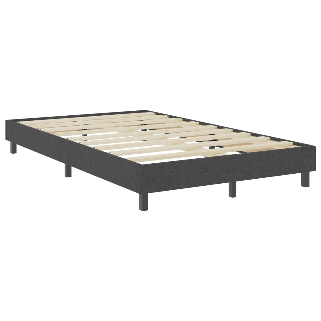 Box spring okvir za krevet od tkanine sivi 120 x 200 cm