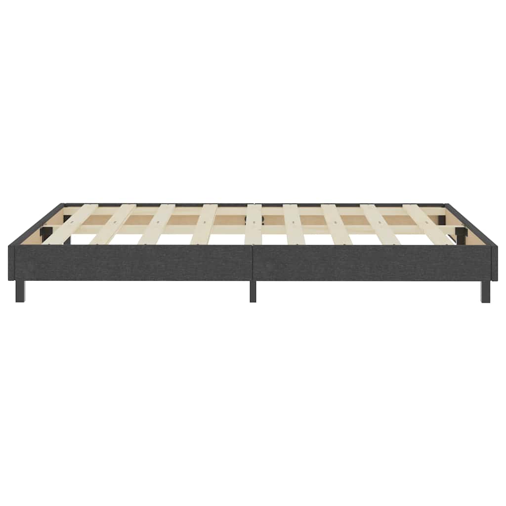 Box spring okvir za krevet od tkanine sivi 140 x 200 cm