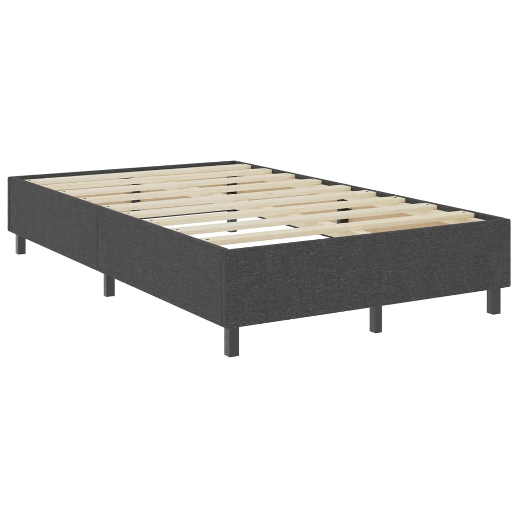 Box spring okvir za krevet od tkanine sivi 120 x 200 cm